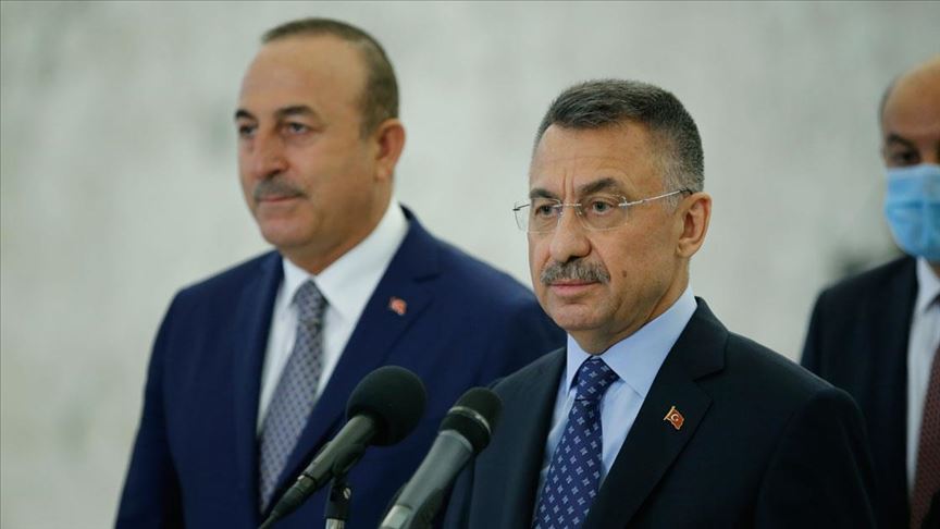 Cumhurbaşkanı Yardımcısı Oktay: Mersin Limanı'mızın Lübnan'ın hizmetinde olacağını ifade ettik