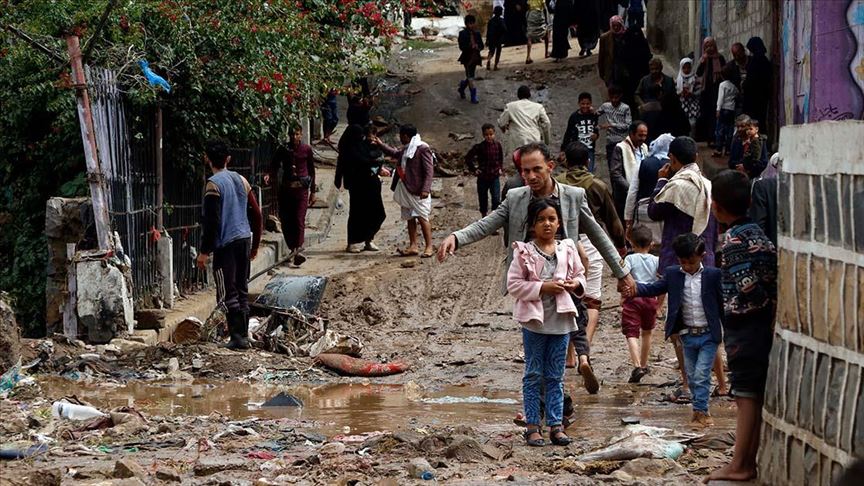 اليمن.. تهدم 111 منزلا جراء سيول في صنعاء القديمة