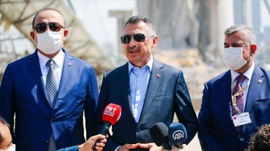 Cumhurbaşkanı Yardımcısı Oktay: Lübnan'a yardımlarımız devam edecek