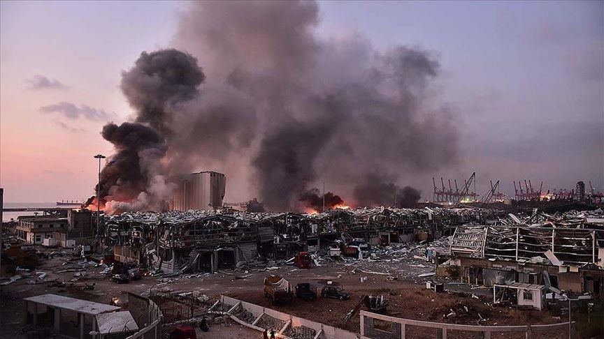 جمعية تركية توزع مساعدات غذائية على متضرري انفجار بيروت