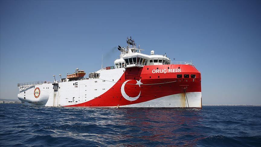Turkey's Oruc Reis vessel on new duty in E.Med.: Min.