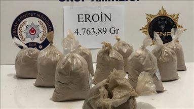 Li Cizîrê 4 kîlo û 800 gram eroîn hat girtin