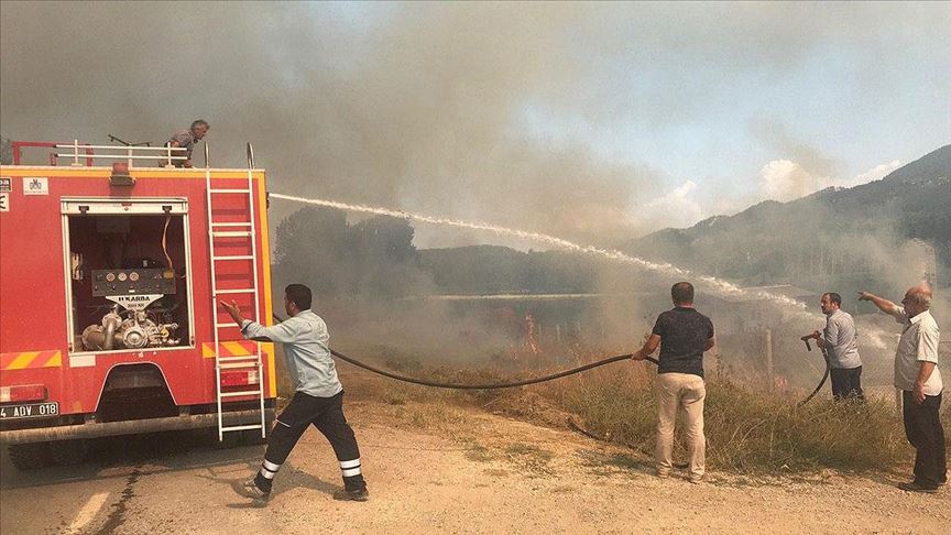 Sakarya'daki orman yangını kontrol altına alındı
