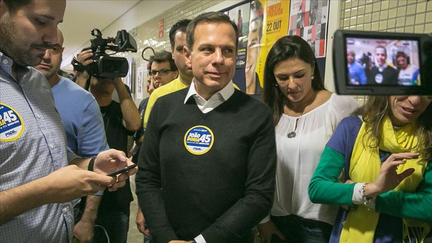 El gobernador de Sao Paulo, Joao Doria, dio positivo para coronavirus