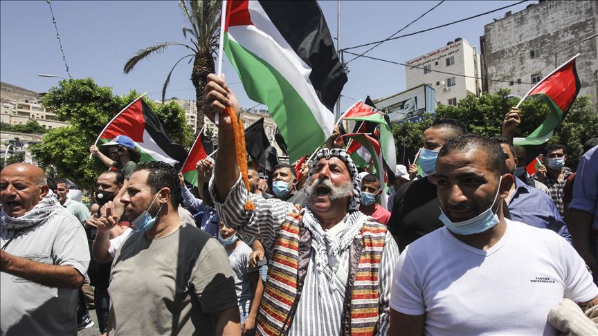 تظاهرات مردم فلسطین علیه عادیسازی روابط میان امارات و اسرائیل