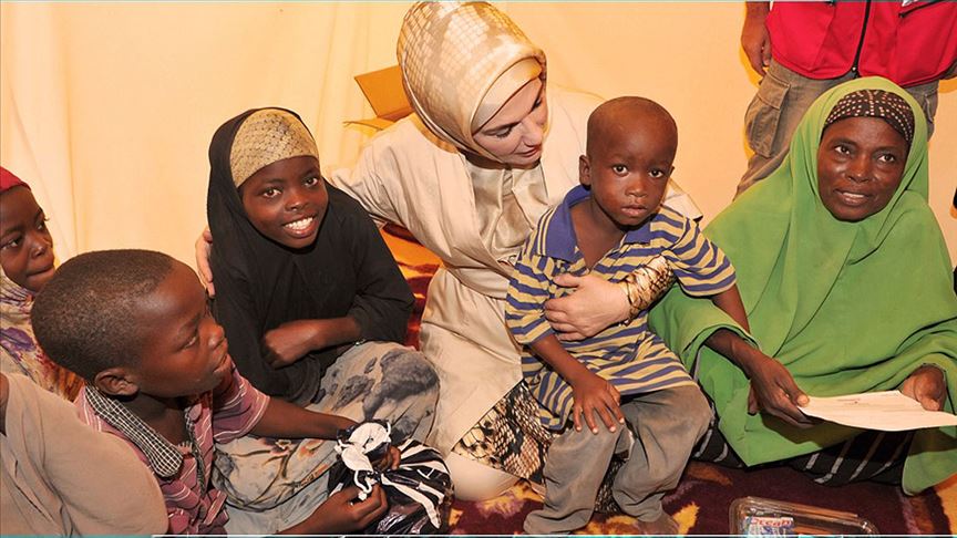 Emine Erdoğan: Türkiye dünyanın en cömert ülkesidir