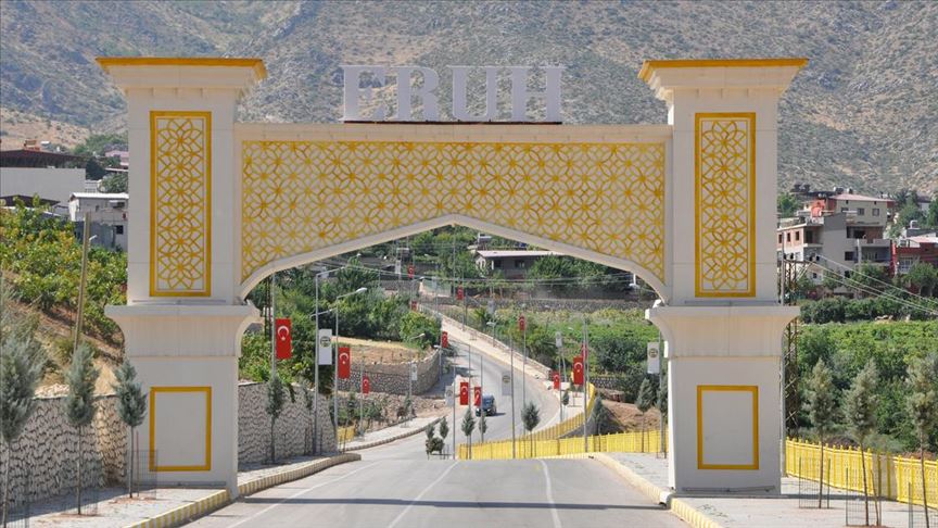 Terörün hedef aldığı Eruh artık hizmetlerle anılıyor