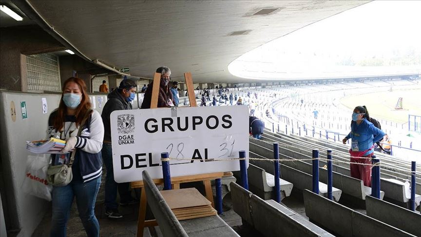El Estado Olímpico de la UNAM recibió a miles de jóvenes mexicanos para examen de ingreso durante la pandemia
