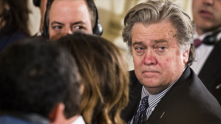 Trump'ın gözaltına alınan eski danışmanı Steve Bannon, 'dolandırıcılık' suçlamalarını reddetti