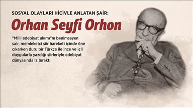 Sosyal olayları hicivle anlatan şair: Orhan Seyfi Orhon