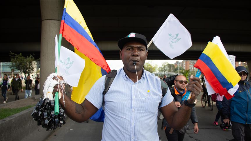 Marchas en ciudades de Colombia para rechazar masacres en Cali y Samaniego