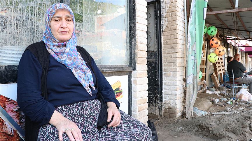 Giresun'daki selden etkilenenler yaşadıklarını anlattı