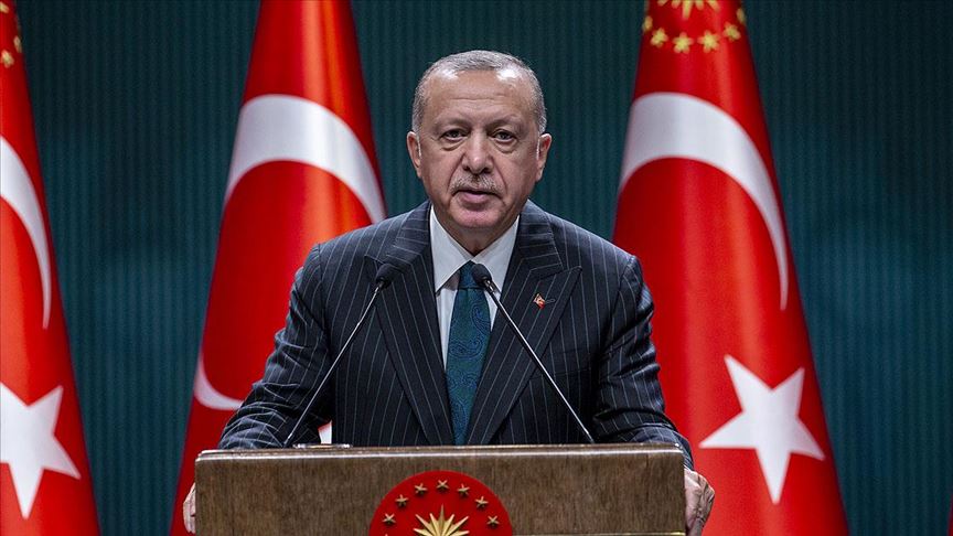 CANLI: Cumhurbaşkanı Erdoğan: Türkiye Oruç Reis ve donanma faaliyetlerinden en küçük bir geri adım atmayacak