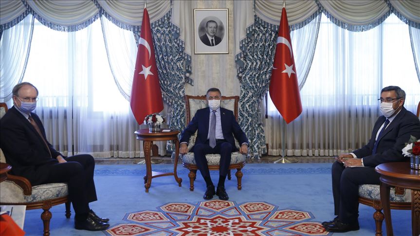 Turkish VP discusses East Med with EU official
