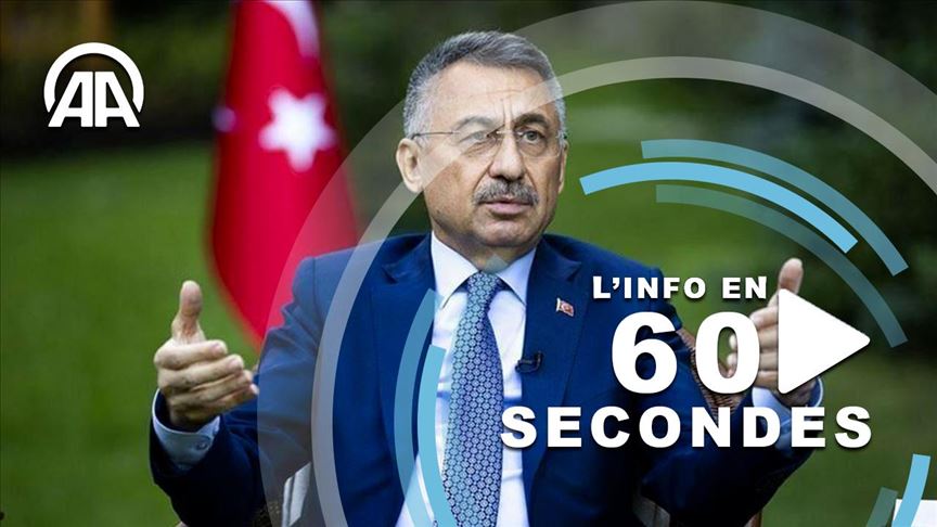 L'info en 60 secondes Anadolu Agency du 29 août 2020