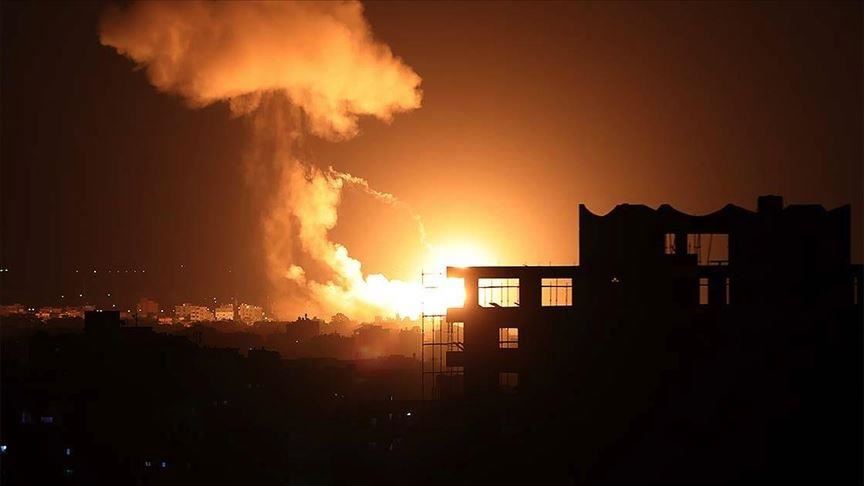 حمله توپخانه‌ای ارتش اسرائیل به مواضع حماس در غزه
