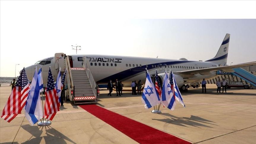 هبوط أول طائرة إسرائيلية "علنية" في أبو ظبي قادمة من تل أبيب