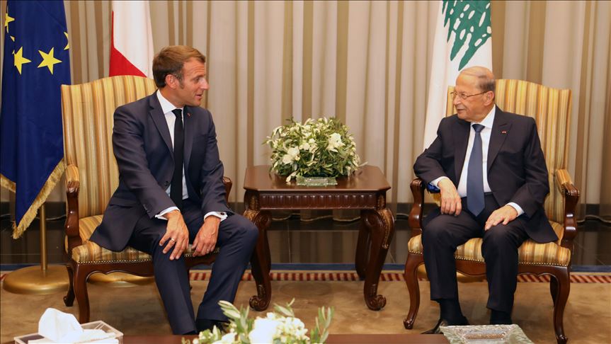 France's Macron meets Lebanese leader in Beirut