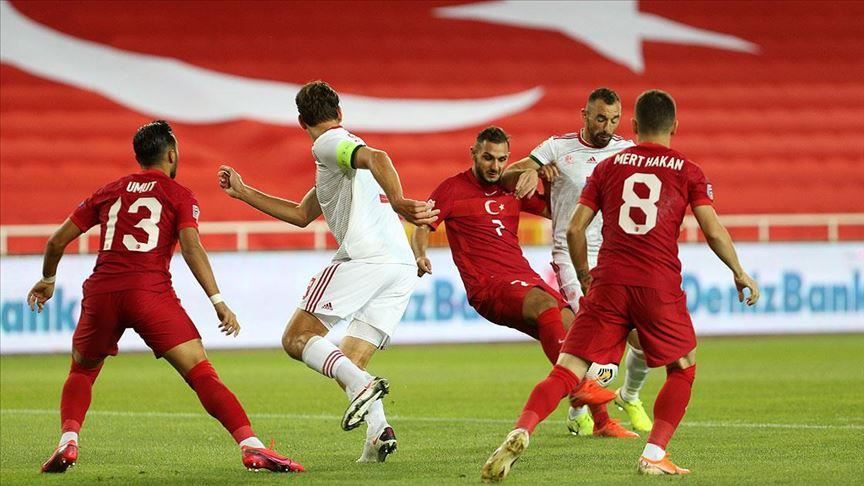 تیم ملی فوتبال ترکیه برابر مجارستان نتیجه را واگذار کرد