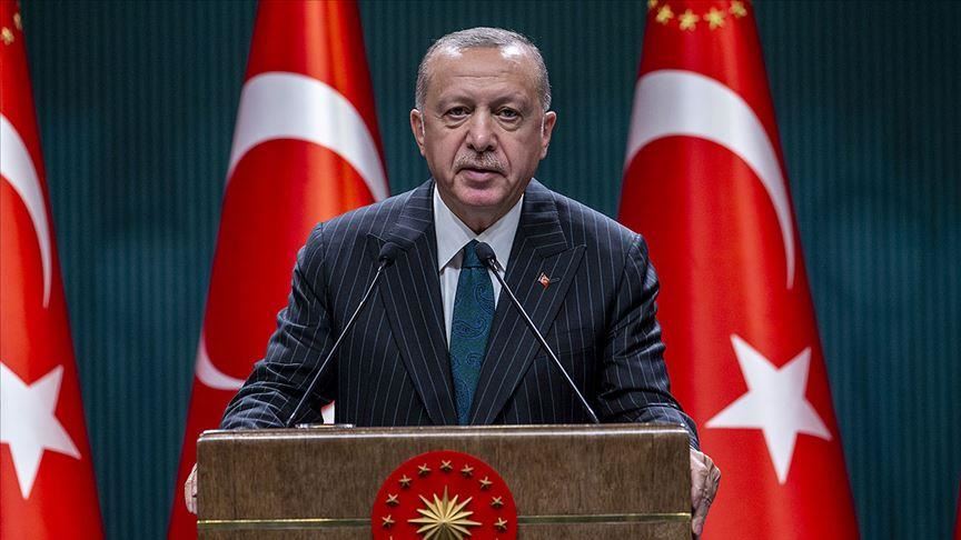 پیام اردوغان به‌مناسبت صد و یکمین سالگرد کنگره سیواس