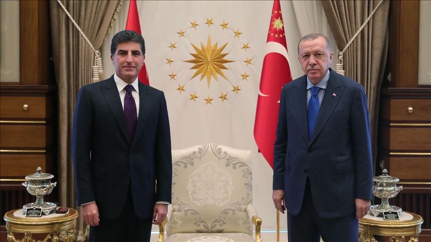 Turkish president receives head of Iraq's Kurdish region