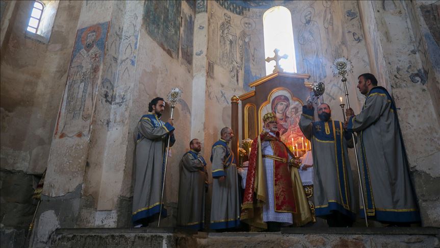 Turkey: 1,100-year-old Armenian church holds holy mass