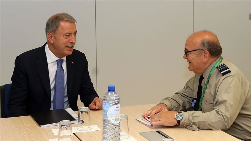Turkish defense chief to meet senior NATO official