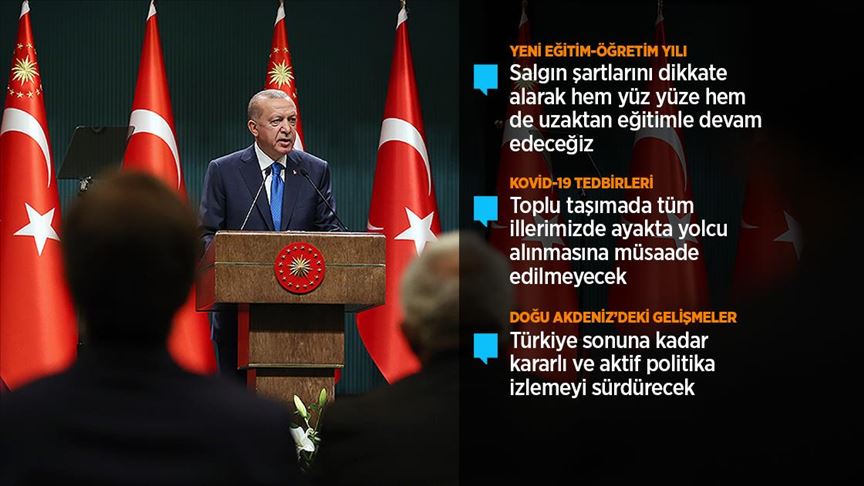 Cumhurbaşkanı Erdoğan: Ailelerin tercihine göre okullarımızı eğitim öğretime açıyoruz