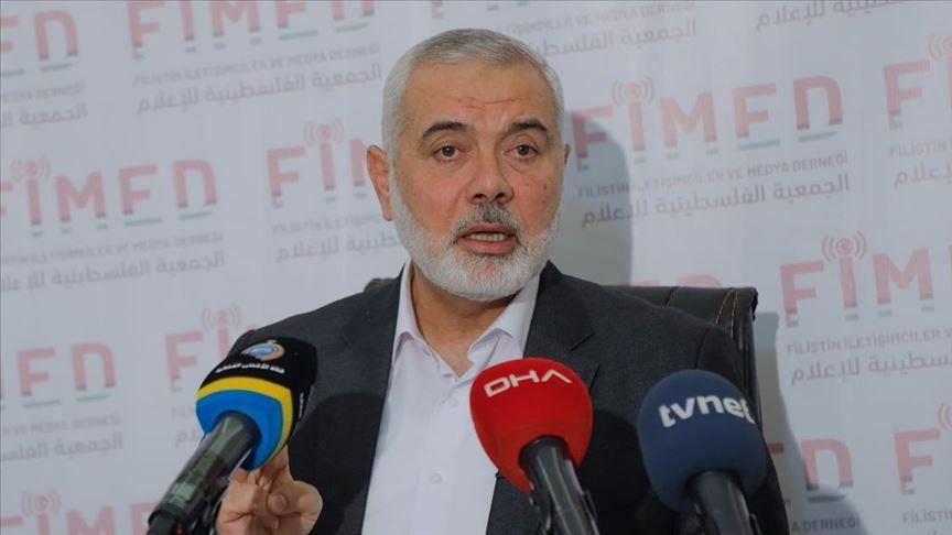 Haniyeh calls for unity govt to end Palestinian rift