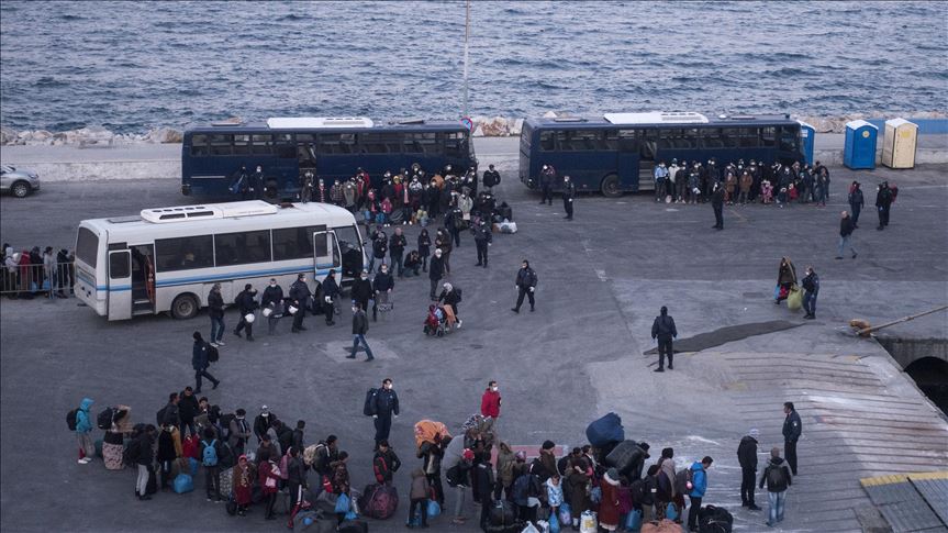Kebakaran Kamp Pengungsi Paksa Migran Tinggalkan Pulau Lesbos Yunani