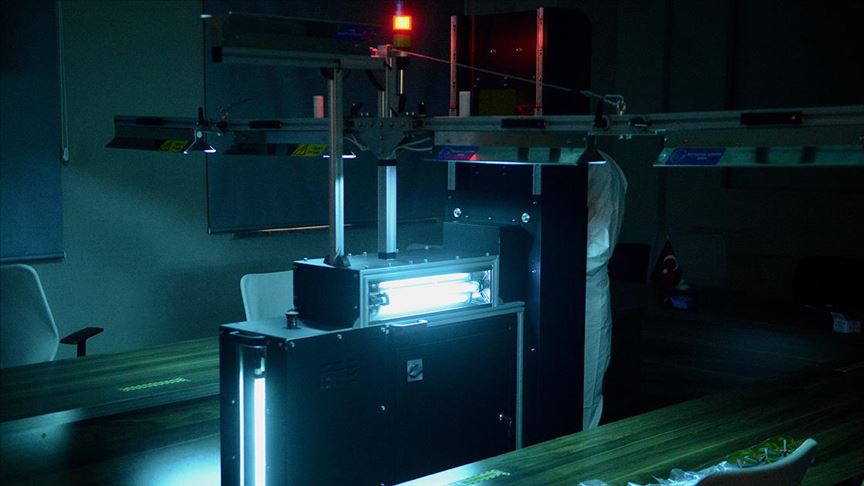 Kapalı alanların dezenfeksiyonu için cihaz geliştirdiler