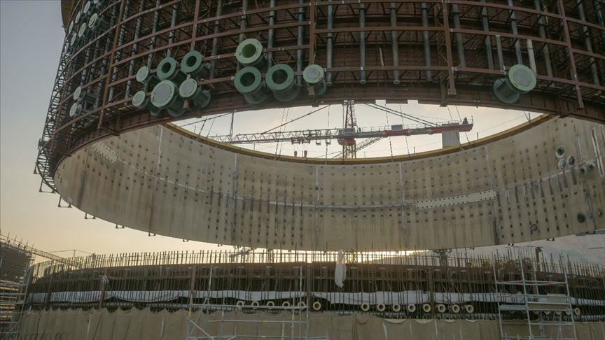 قرب انتهاء تصنيع مفاعل الوحدة الأولى للمحطة النووية التركية