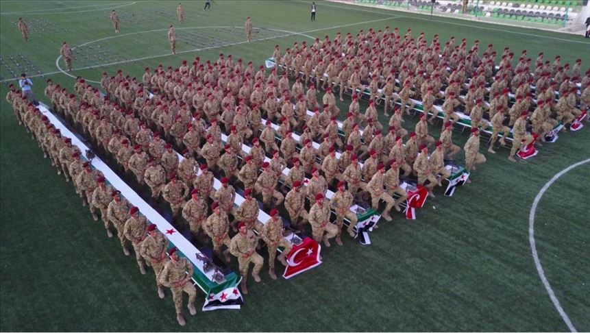 "الجيش الوطني السوري" يضم ألف مقاتل جديد