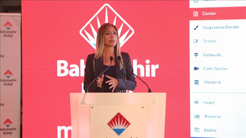 bahcesehir koleji nin yerli goruntulu
