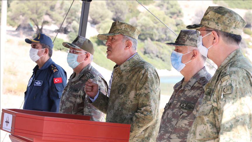 هشدار وزیر دفاع ترکیه درباره مدیترانه شرقی