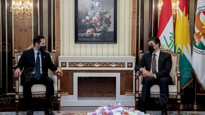 نێچیرڤان بارزانی و قوباد تاڵەبانی كۆبوونهوه