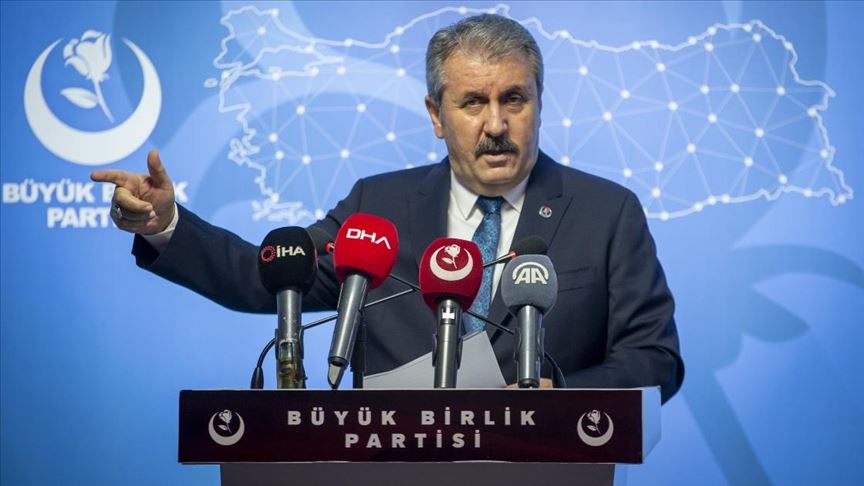 BBP Genel Başkanı Destici: Türkiye, ihtilaflı veya bize ait olan adalara ziyarete kesinlikle izin vermemelidir