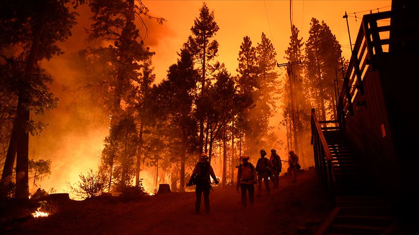 ABD'deki yangının dumanının bu hafta Avrupa'ya ulaşacağı tahmin ediliyor