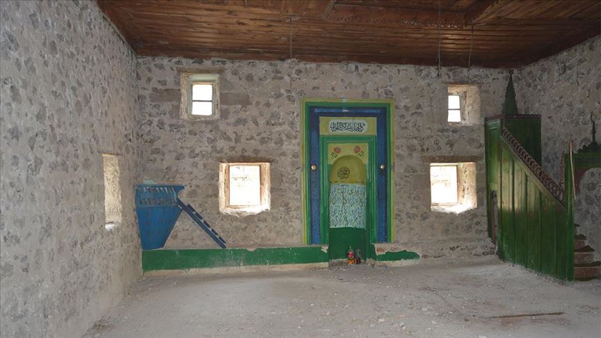 Samsun'da 125 yıllık taş cami restore ediliyor