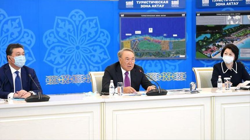 Назарбаев принял участие в презентации международного туристического хаба на Каспии
