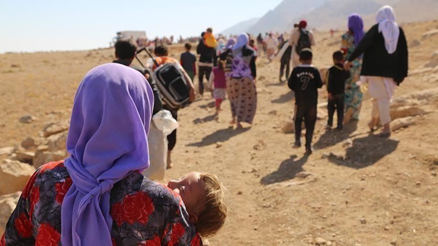 Les Yézidis de Sinjar manifestent pour le retour de leurs enfants kidnappés par le PKK