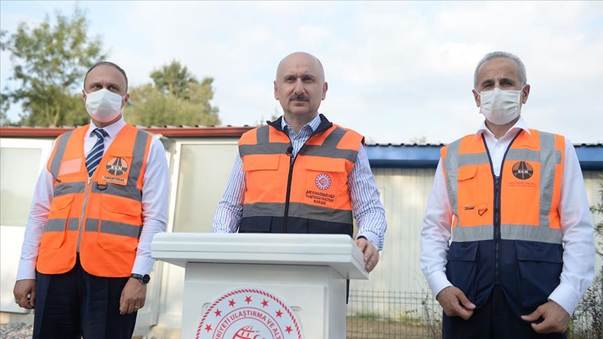 Ulaştırma ve Altyapı Bakanı Karaismailoğlu: Kuzey Marmara Otoyolu 5. Kesim açılıyor