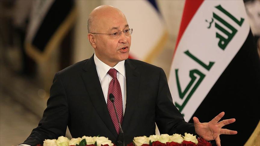 الرئيس العراقي: نسعى لإعادة هيبة الدولة وفرض القانون