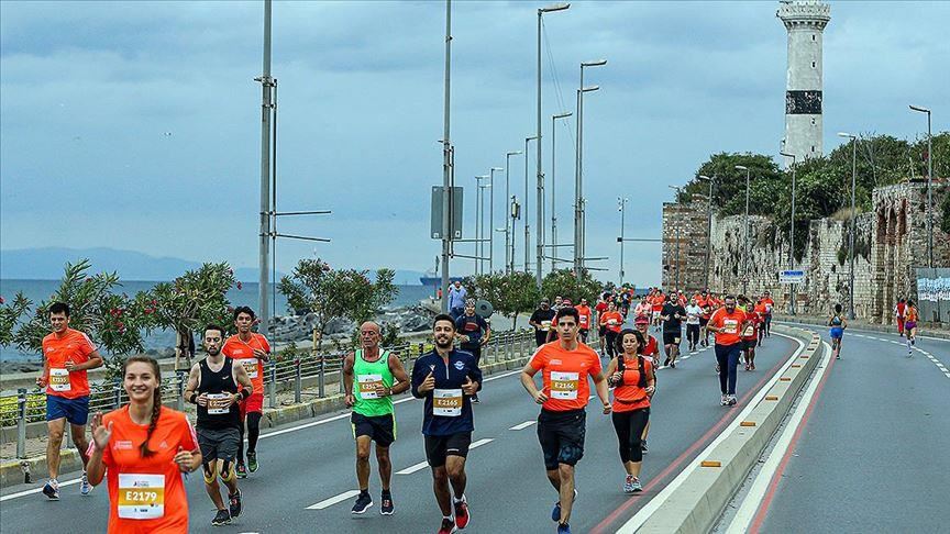 Running Istanbul's half marathon under virus measures