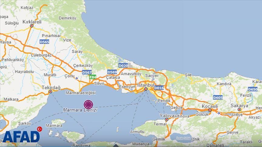 Zemljotres jačine 4,2 stepena u Mramornom moru osjetili stanovnici Istanbula