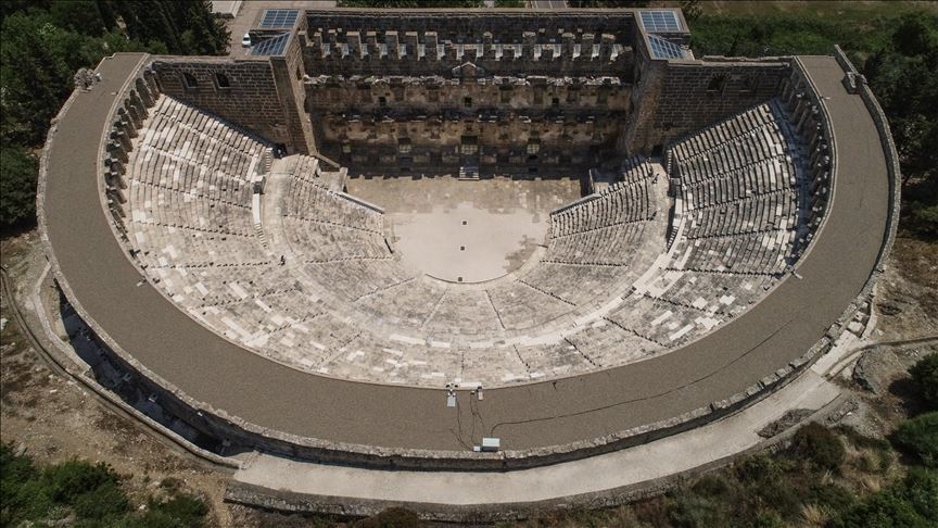El teatro romano de Aspendo, en Turquía, es el mejor conservado del Mediterráneo