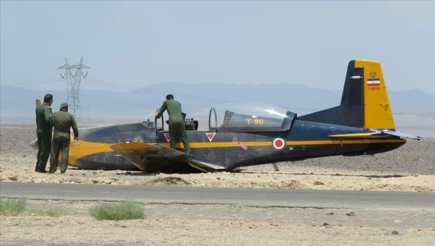 سقوط یک هواپیمای کوچک در استان البرز ایران