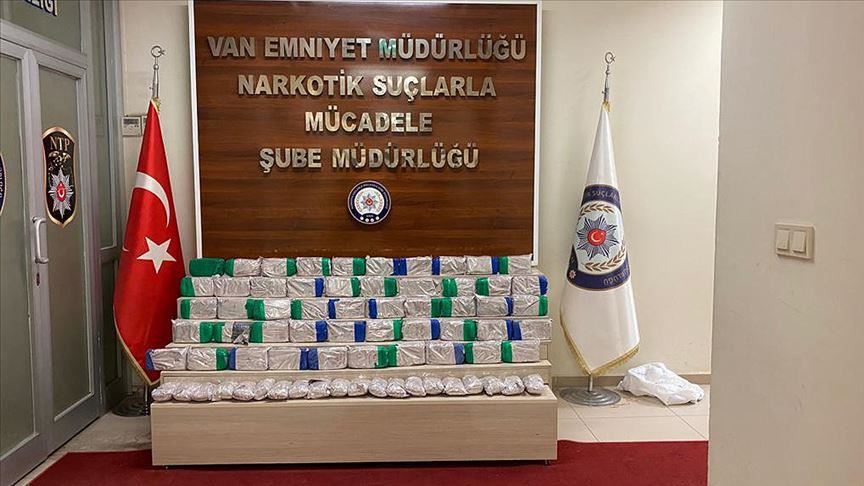 Over 35 kg of heroin seized in eastern Turkey
