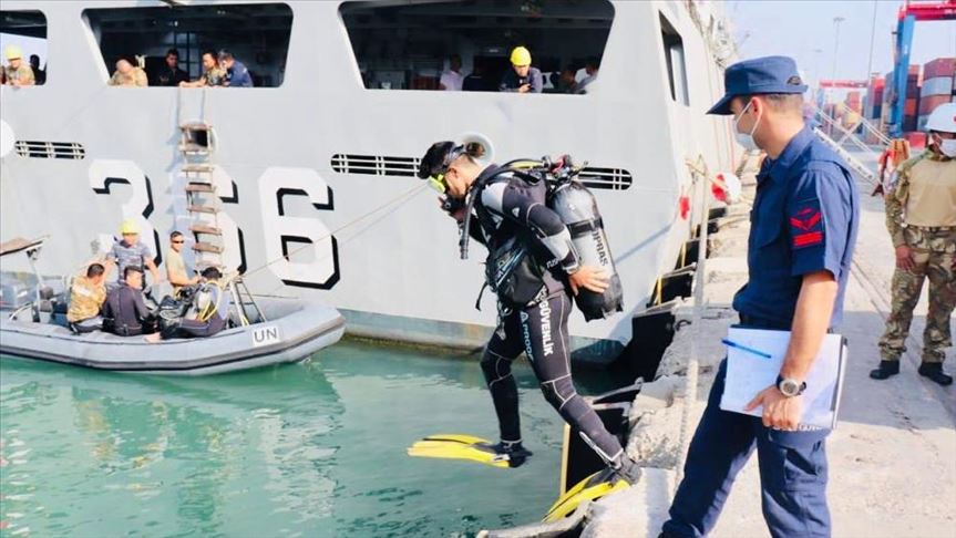 TNI Pasukan Perdamaian PBB gelar latihan bersama dengan Coast Guard Turki
