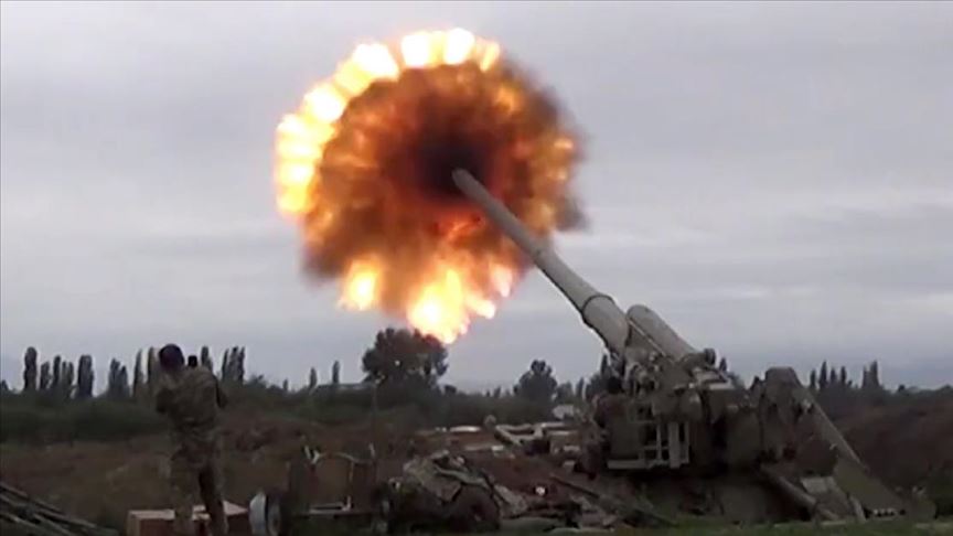 Азербайджанская армия ведет бои за освобождение города Физули  